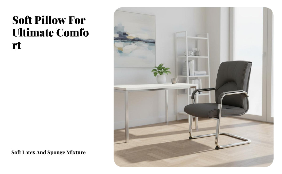 Nordic design Upholstered premium Chair High spinerest Office Furniture Thickened padding rotating Seat Ergonomic Design for premiums, Home Users, Students, Conference Room, Bedroom