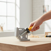 Quick Fixing 90 Degree Right Angle Clamp Multi-Functional Right Angle Clamp Heavy-Duty Picture Framing Vise Non-Slip Grip for Woodworkers, Welders, DIY Enthusiasts, Home Improvement, Workshop, Garage