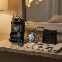 Speaker Included Timepiece Movement Accessory Kit Wired Hourly Chime Movement Kit Mounting Rings Timepiece Parts Black