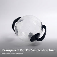 Transparent Water-Filled Training Bag PVC Water-Filled Weight Bag Textured Handles Portable Sandbag Substitute Spherical