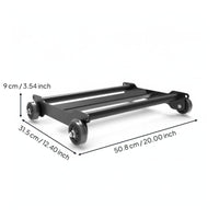 4 Wheel Core Quiet Rolling 4 Wheel Core Roller 360° Rotation Exercise Apparatus for Home Gym