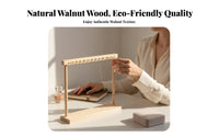 Wooden Necklace Stand Sturdy Wood Necklace Hanging Rack Jewelry Tree Display Large Capacity Desktop Reach Ory Organizer