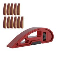 Adjustable Sanding Belt and Holder Set Portable Sanding Bow Curved Sandpaper Holder Sturdy for Woodworkers