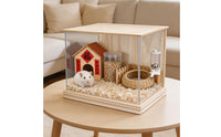 Acrylic Pet Breeding Enclosure Transparent Small Animal Breeding Box Open Interior Square Breeder Box