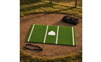 Portable Pitching Practice Mat Long-Lasting Baseball Pitching Mat Roll up Sports Gear for Players, Beginners