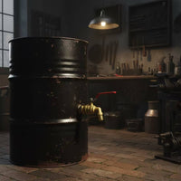 Drum Faucet with Lever Handle Drum Spigot with O-Rings Secure Barrel Spigot for Craftspeople, Liquid Transfer