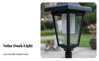 Solar Duck Garden Light Weather Resistant Duck Garden Statue Long-Lasting