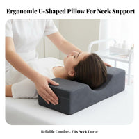 Eyelash Extension Pillow Removable Washable Cover Eyelash Extension Neck Pillow Breathable Lash Technician Headrest for Estheticians, Women, Spa, Home