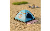 Outdoor Theme 1:64 Camping Miniature Scene Scale Model Mini BBQ Camping Set Detailed Mini Picnic and Fishing Scene Realistic Details for Collector Shelf