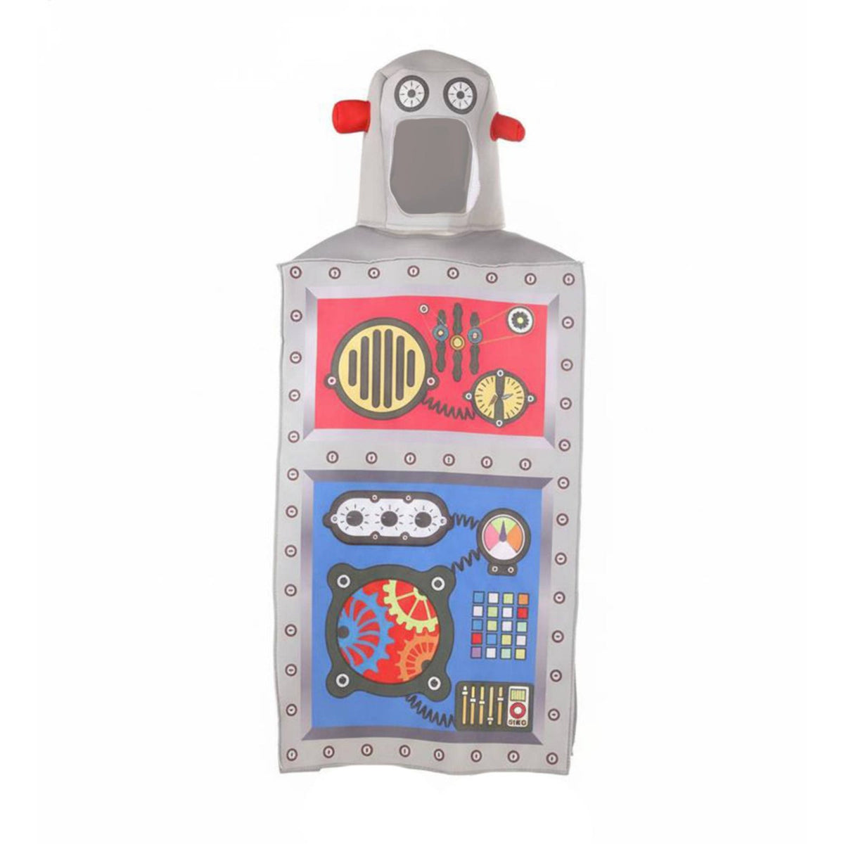 Humorous Robot Costume Lightweight Kids Robot Costume Foam-Backed Body for Adults, Halloween, Stage Performances, Themed Events