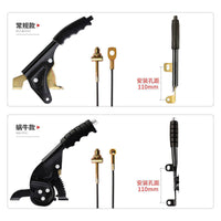 Universal Handbrake Assembly for Motorcycles and Electric Vehicles, Right-Hand Brake, Thickened