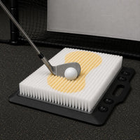 Golf Bunker Hitting Mat Rectangular Base Bunker Practice Mat Portable Sand Hazard