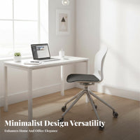 Height Adjustable Caster Base Armchair Modern Minimalist & design Desk Chair 360-Degree rotate Office Furniture effortless Rolling Casters for Home Workers, Students, gaming enthusiasts, Study Room, Bedroom