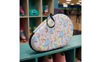 Table Tennis Racket Case Zippered Case with Hand Strap Portable for Travel