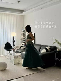 强森大理石茶几客厅极简边几高端亚克力法式宝格丽床头柜展示台