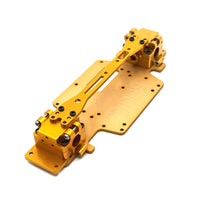 RC Car Chassis with Hardware RC Chassis Plate Abrasion-Resistant for Hobbyists