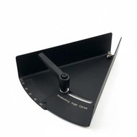 Precise Measurement 45 90 180 Degree Protractor Sturdy Woodworking Angle Clamp Precision Scale Adjustable Angle Clamp Black Finish for Woodworkers, Carpenters, Furniture Making, Wood Cutting