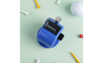 Golf Stroke Counter Finger Loop Manual Tally Counter Portable 4-Digit Hand Tally Device for Golfers, Event, Athletic Events, Warehouse