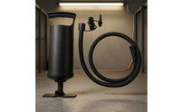 Corrugated Hose Manual Air Pump Two Nozzle Adapters Hand Pump Inflator Top Handle Mini Inflator Stable Base