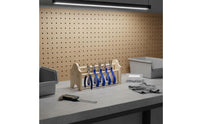 Wooden Pliers Rack Solid Wood Desktop Pliers Organizer Compact Size Jewelry Tool Holder Stand for Crafters, Workbench, Craft Room