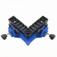 Removable Blocks Right-Angle Woodworking Clamp Screw-Tightened 90-Degree Corner Clamp Metal Threaded Screws Woodworking Corner Square Rigid Plastic for Cabinet Making, Framing, Doweling, Metal Joining