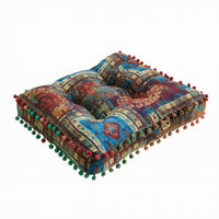 Tufted Floor Pillow Soft Padded Quilted Seat Cushion Tatami Cushion for Bay Window, Sofa