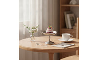 Dessert Cup with Pedestal Footed Metal Sweet Dish Retro-Style Dishware for Caterers, Home Entertaining, Afternoon Tea