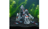 Aquatic Fishbowl Rock Retreat Lightweight Aquatic Fishbowl Rock Decoration Resin Rockery Decoration Portable Artificial Mountain