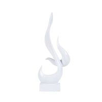 Flame Sculpture Modern Abstract Sculpture Contemporary Flame Statue for Art Lovers