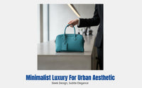 Genuine Leather Classic Bag, Minimalist Luxury Women's Shoulder Handbag, Premium Cowhide, Underarm & Crossbody