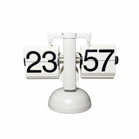 Simple Design Automatic Flip Clock Mechanical Movement Automatic Page Turning Flip Clock Easy to Read for Living Room