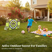 Soccer Training Net Detachable Kids Soccer target Children Football Practice Set for Beginners