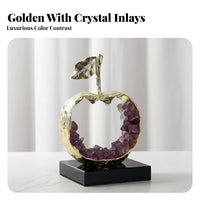 Decorative pome Luxury Design Faceted pome Figurine Elegant highlight