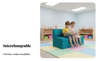 versatilely Combinable fluid shape sectional Couch Creative Shape Lobby Seating Modern design Commercial Furniture Deep Seat for Interior Designers, Facility Managers, Business Owners, Reception Area, Waiting Room, Shopping Mall, Office