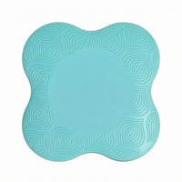 2 Pieces Embossed Flower Kneeling Pad Textured Grip Exercise Kneeling Pad Thick Padded Knee Mat Cushioned