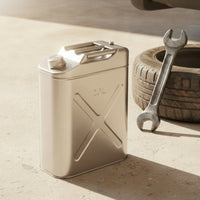 Petrol Container with Handle Vertical Jerrycan with Screw Cap Petrol Container Spout for Drivers, Vehicle Emergency