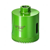 Chip Removal Slot Angle Grinder Hole Saw Abrasive Cutting Rim Dry Drilling Hole Saw Threaded Connector Diamond Core Drill Bit Cup Style