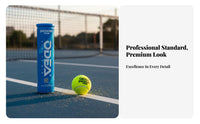 4 Balls Long-Lasting Pressure Tennis Balls Long-Lasting Tennis Ball Professional Grade for Athletes, Beginners, Training, Outdoor Courts