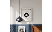 Electric Meter Box Cover with Clock Easy to Install Electric Panel Cover Scratch Resistant House Decoration for Hallway