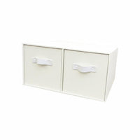 Retro Design Desktop Drawer Organizer Multi-Purpose Tabletop Drawer Unit Space-Saving Small Storage Drawers Sturdy Construction for Students, Adults, Crafters, Study Room, Entryway, Bookshelf, Bedroom