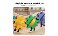 Young Child Learning Puzzle Set Develops Fine Motor Skills Child-Centered Math Toy Hand-Eye Coordination Preschool Math Manipulatives