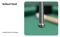 High-Quality Threading Cue Weight Bolt Long-Lasting Metal Construction Billiard Cue Weight Adjustment Bolt Secure Fit