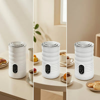 Electric Milk Frother Adjustable Temperature Milk Frother with Digital Display Foam Maker with Warmer Multi-Functional