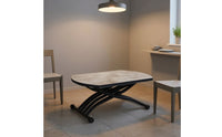 Liftelevating Coffee Table Table Coffee Table on Wheels Table with Wheels Space-Saving Furniture for Apartment Dwellers, Living Room, Small Areas