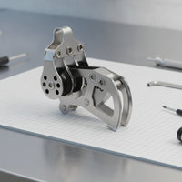 Pulley with Locking Ball Wear Resistant Stainless Steel Pulley Block Strong Hardware for Sailors, Boaters