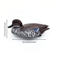Floating Duck Decoy Lifelike Duck Decoy Pond Ornament Lightweight Sculpture Plastic for Pool, Garden