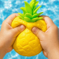 Squeezable Pineapple Squishy Soft Pineapple Stress Ball Tactile Slow-Rebound Toy Textured for Workspace