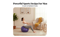 Anti-Rupture Exercise Ball Extra Thick Exercise Ball Heavy Duty Fitness Equipment Multi-Purpose for Men, Women, Home Gym, Pilates, Physical Rehabilitation, Office