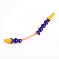 Coolant Hose with Round Nozzle Plastic Flexible Coolant Hose Spray Line Easy to Install Tube Long Service Life for Machinists