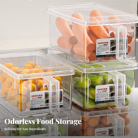 Stackable Produce Crisper Crispness-preservingKeeping Refrigerator Container